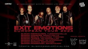 BLIND CHANNEL - EXIT EMOTIONS EUROPEAN TOUR 2024